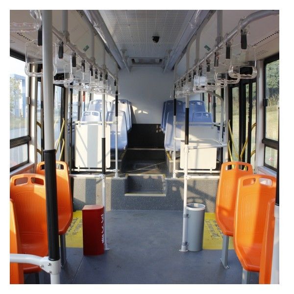 10รถบัสไฟฟ้าแบตเตอรี่ขนส่งสาธารณะขนาด.5m ที่มีแรงปั่นสูงสุด 2800N.m แบตเตอรี่ LiFePo4 และระยะทาง 250 กม.