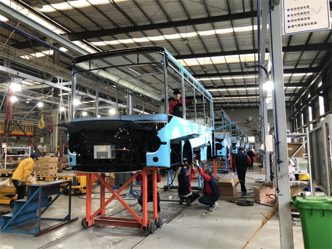 รถมินิบัสไฟฟ้าความยาว 7 เมตร วิ่งได้ 200 กม. พวงมาลัยซ้าย สำหรับขนส่งสาธารณะ