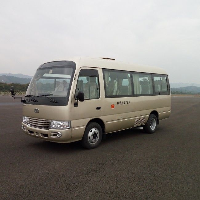 19 ที่นั่ง Zev รถบัส 6m รถบัสขนาดเล็กไฟฟ้า LHD / RHD ความเร็วสูงสุด 100 กม./ชม.