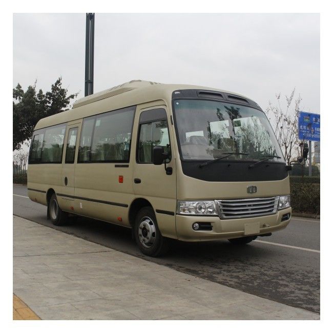 รถบัส 7 เมตร ไดเซลโคสเตอร์ 25 ที่นั่ง คู่มือ 5 เกียร์สําหรับการขนส่งสาธารณะ