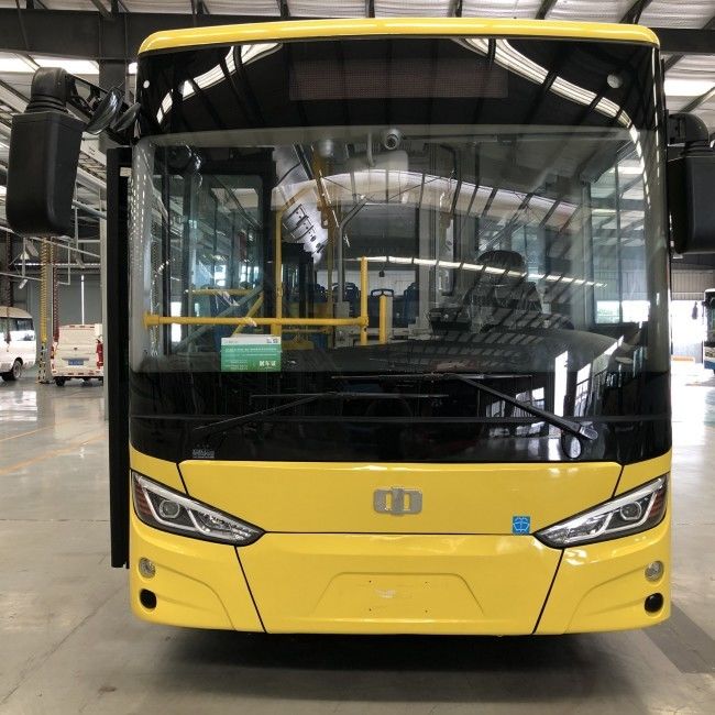 รถบัสเมืองไฟฟ้า 8 เมตร รถบัสเมืองไฟฟ้าบริสุทธิ์ 29 ที่นั่ง รถบัสพลังงานใหม่ ความเร็วสูงสุด 69 กม./ชม.