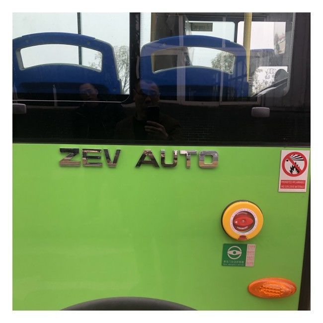 LHD 6.6m Pure Electric Bus E-Bus พร้อมการชาร์จแฟลชที่พื้น
