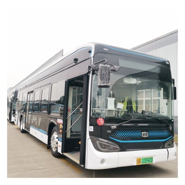 รถบัสเมืองไฟฟ้า 12M ทางเข้าต่ํา การขนส่งสาธารณะ การขนส่งสาธารณะที่ไม่มีการปล่อยก๊าซ 46 ที่นั่ง