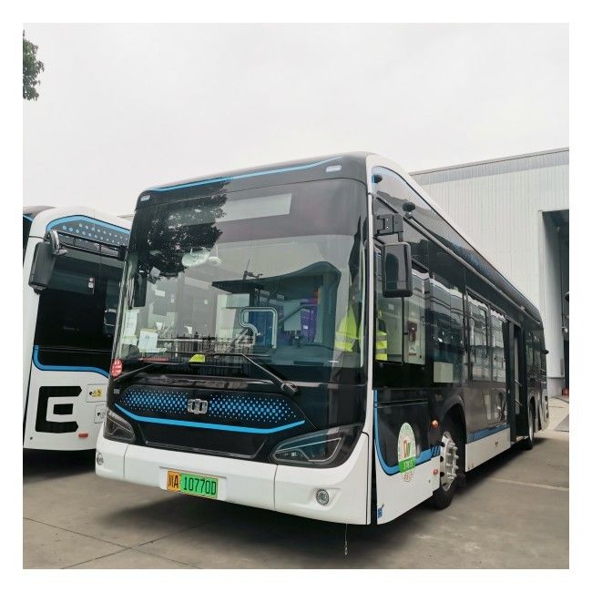 รถบัสไฟฟ้าบริสุทธิ์ 12 M LHD อัตโนมัติ EV รถบัส Innercity 46 ที่นั่ง