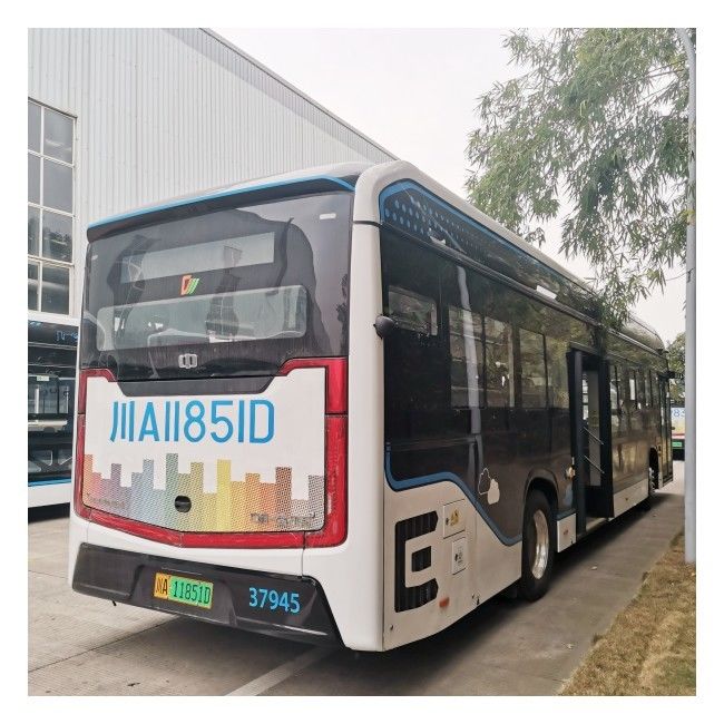 LHD 12m พื้นต่ำ E-Bus 280-650km Electric City Bus พร้อม 46 ที่นั่ง