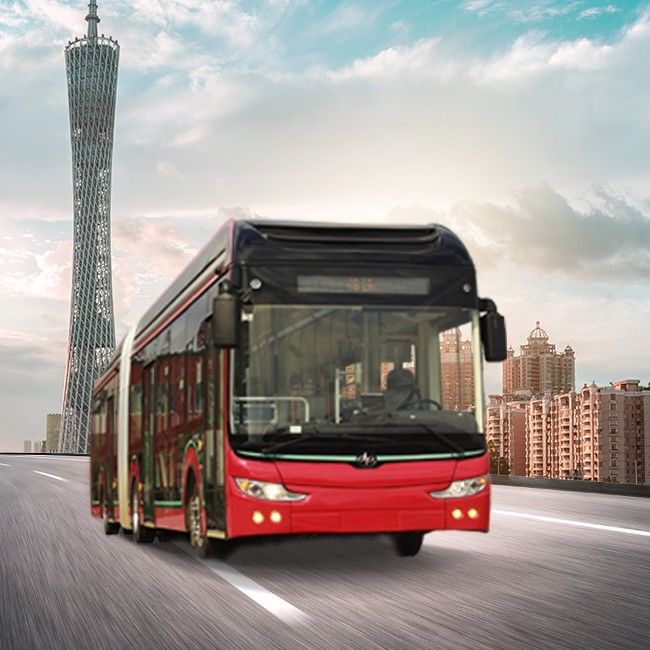 ABS Tyre Urban Zev รถบัส 45 ที่นั่ง LiFePo4 รถทัวร์เมืองพลังงานใหม่ 18m