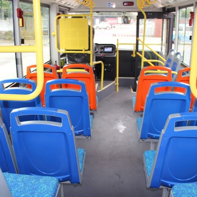 6630*2200*2925 ขนาด รถเมนบัสไฟฟ้า E รถเมนบัส 6.6m รถเมนบัสไฟฟ้าแบตเตอรี่ สําหรับการขนส่งสาธารณะ