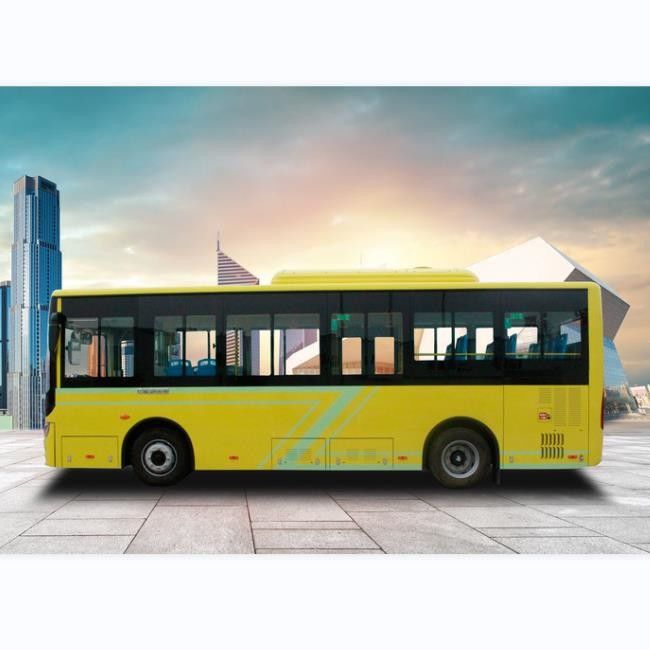 8m 13-27 Seats City Diesel Short Bus เกียร์ธรรมดา 5 เกียร์ Leaf Spring