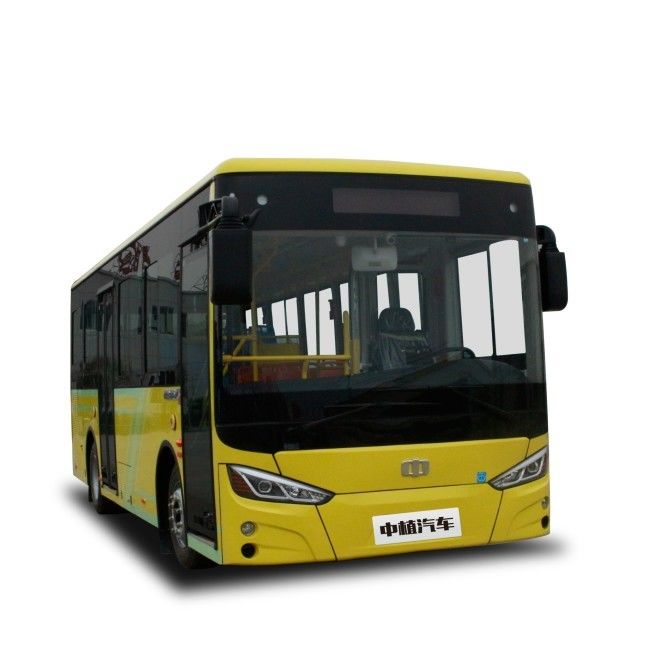 8m 13-27 Seats City Diesel Short Bus เกียร์ธรรมดา 5 เกียร์ Leaf Spring