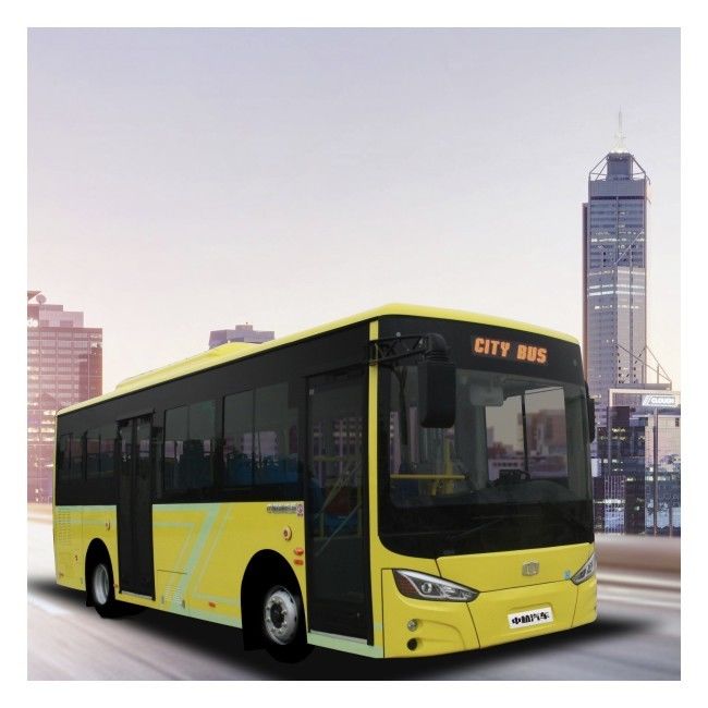 8m 13-27 Seats City Diesel Short Bus เกียร์ธรรมดา 5 เกียร์ Leaf Spring