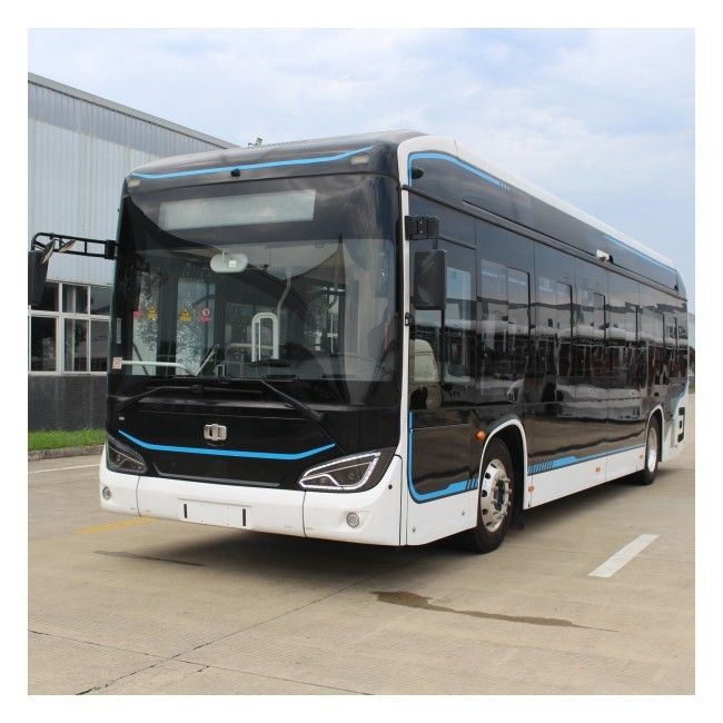 10.5m Inner City Bus ทางเข้าต่ำ Pure Electric Bus 30 ที่นั่งความจุแบตเตอรี่ 268kwh