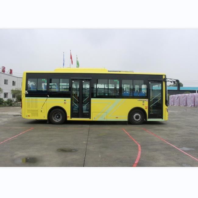 LHD 8m รถบัสเครื่องยนต์ดีเซล 27 ที่นั่ง เกียร์ธรรมดา 5 เกียร์ Euro 2/3/4/5 Emission