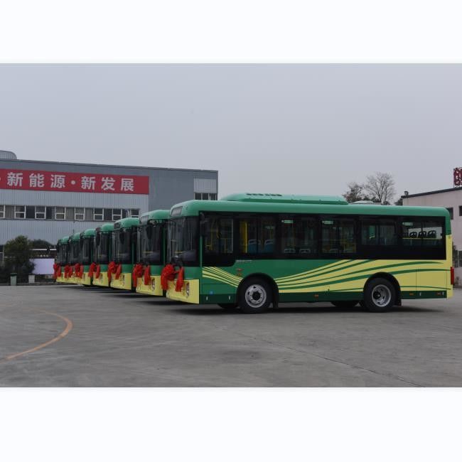 ZEV 7.7m ดีเซลรถบัสเมืองเครื่องยนต์ดีเซล 25 ที่นั่ง LHD RHD พร้อม AC