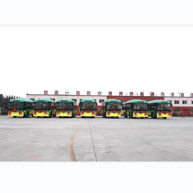 ZEV 7.7m Diesel City Bus 25 ที่นั่ง YC4D140-45 เครื่องยนต์และเครื่องปรับอากาศ