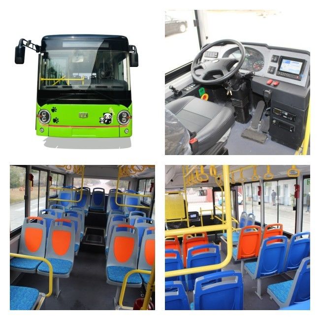 6.6m Electric Mini Electric Sightseeing Bus มากกว่า 200KM ไมล์สะสมเสริม 14 ที่นั่ง