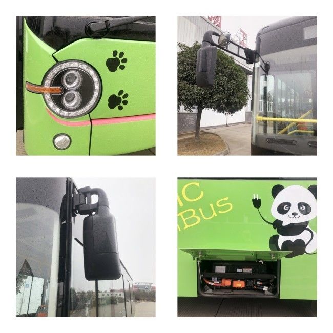 รถมินิบัสพลังงานไฟฟ้าใหม่สำหรับชาร์จแบตเตอรี่ LHD RHD 24 ที่นั่ง