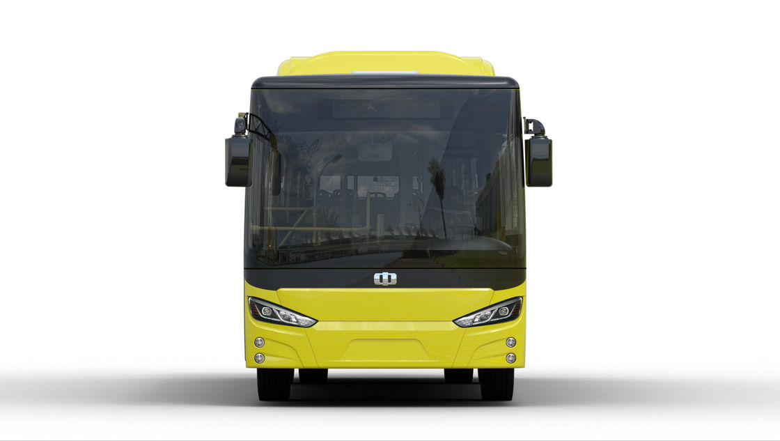สองประตู 8m Urban แบตเตอรี่ รถเมล์ไฟฟ้า LHD 29 ที่นั่งพลังงานแบตเตอรี่ 198.4kwh