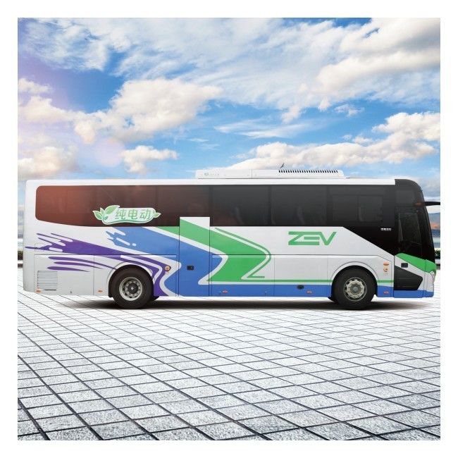 รถบัส Zev 50 ที่นั่ง พร้อมระยะทางวิ่ง 410 กม. และแบตเตอรี่ 238.06 kWh สำหรับการขนส่งผู้โดยสารไฟฟ้าทางไกล