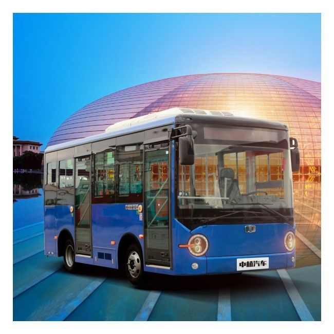 6.6m Zev Bus รถบัสเมืองไฟฟ้า รถบัสมิตรต่อสิ่งแวดล้อม การขนส่งที่ 69km / h