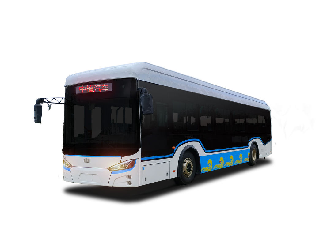 รถบัสไฟฟ้าบริเวณหน้าและหลัง สะอาด ด้วยแบตเตอรี่ไอออนลิตยู 255kwh แบตเตอรี่พลังงาน