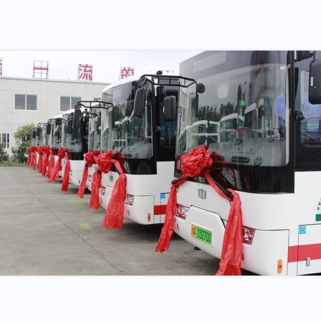 6.6m 23 ที่นั่ง รถเมล์เมืองไฟฟ้า LHD RHD 270KM กิโลเมตรสําหรับการขนส่งเมือง