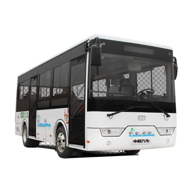 6.6m รถเมล์ขนาดเล็กไฟฟ้า EV รถเมล์อัตโนมัติ LHD หรือ RHD สําหรับบริการรถรับส่งเมือง