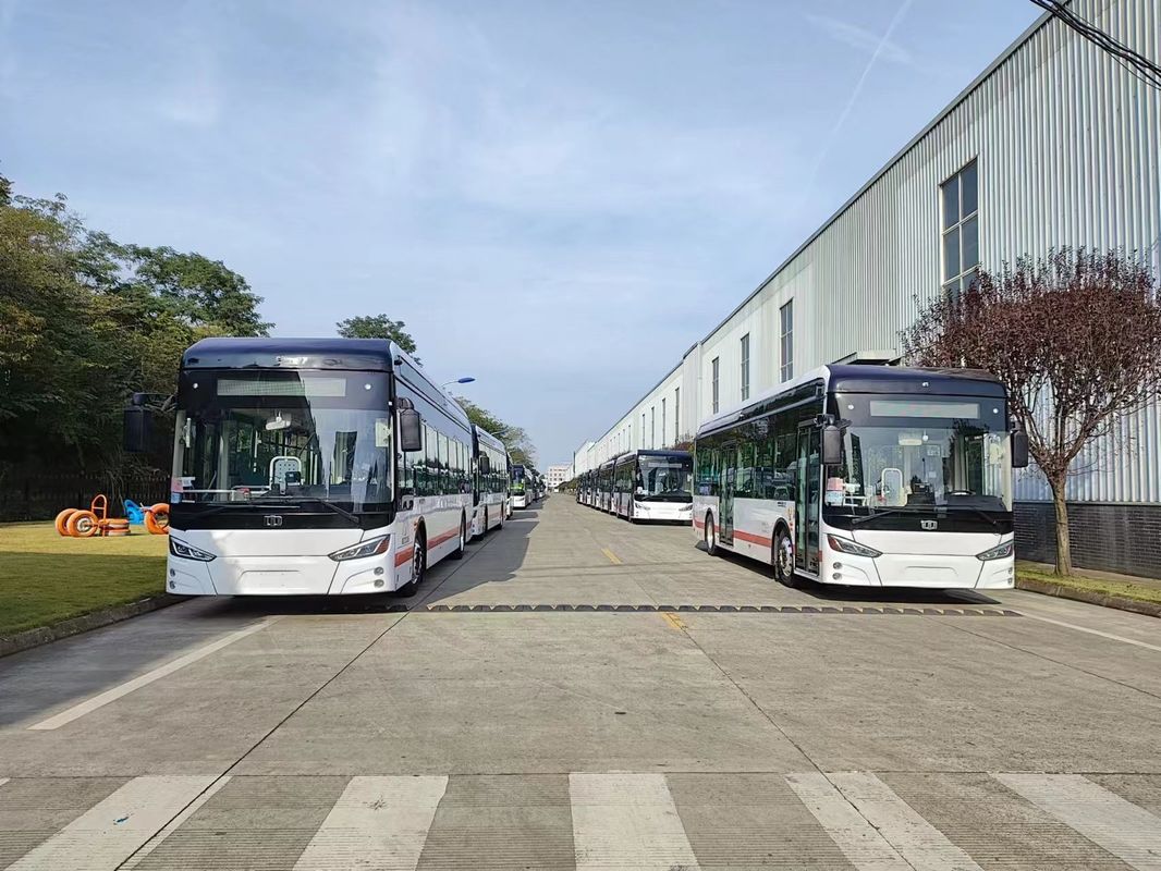 12m แบตเตอรี่ อิเล็กทริก บัส แบตเตอรี่ ebus 46 ที่นั่ง ใช้ในการขนส่งเมืองและ Intercity