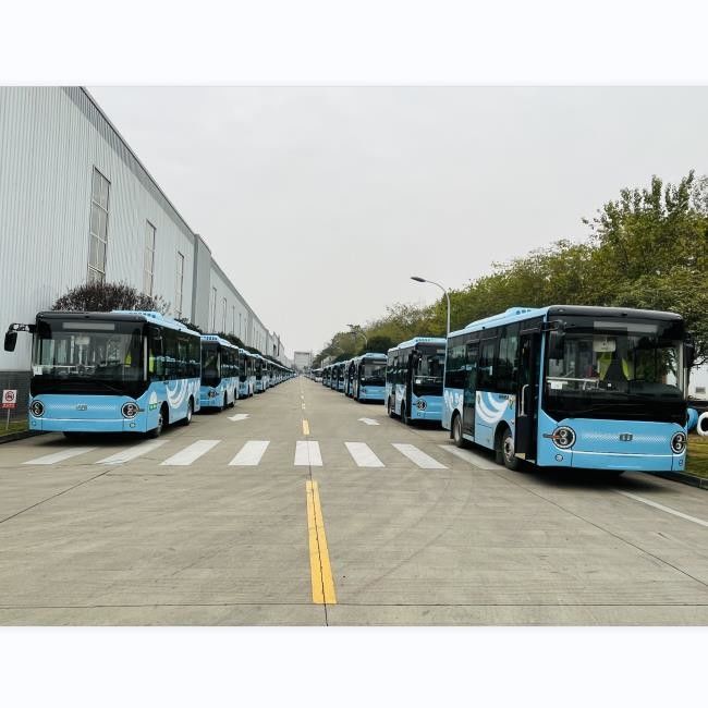 6รถบัส ZEV ขนาด 0.6m รถบัสพลังงานใหม่ ไม่มีการปล่อยก๊าซ มีสองประตู มี 16 ที่นั่ง