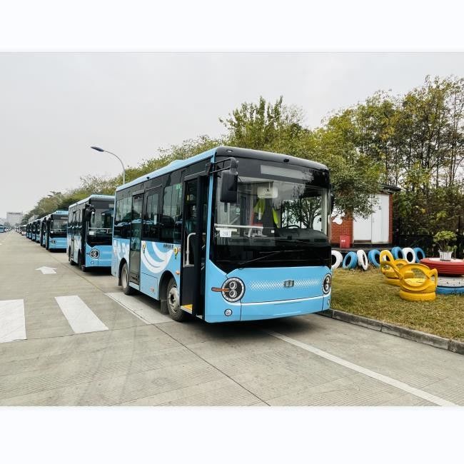 6รถบัส ZEV ขนาด 0.6m รถบัสพลังงานใหม่ ไม่มีการปล่อยก๊าซ มีสองประตู มี 16 ที่นั่ง
