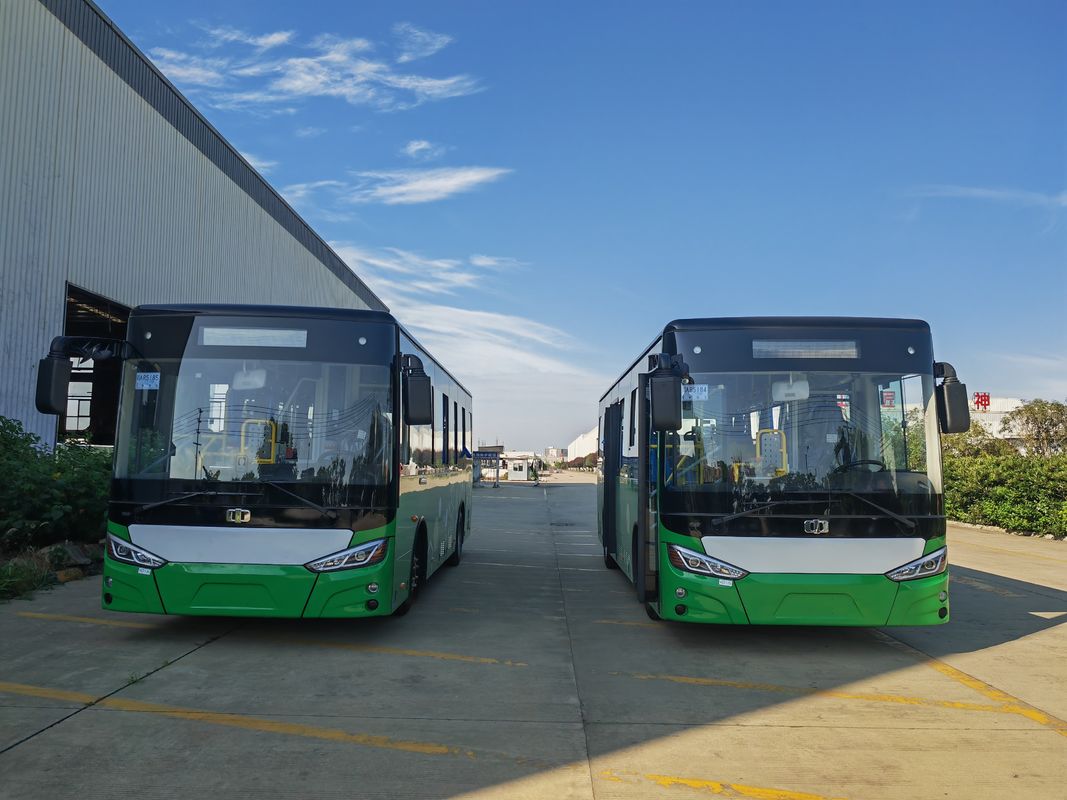 รถบัสอิเล็กทรอนิกส์ 8 เมตร แบตเตอรี่ รถบัสไฟฟ้า 28 ที่นั่ง รถบัสพื้นต่ํา ระยะทางยาว