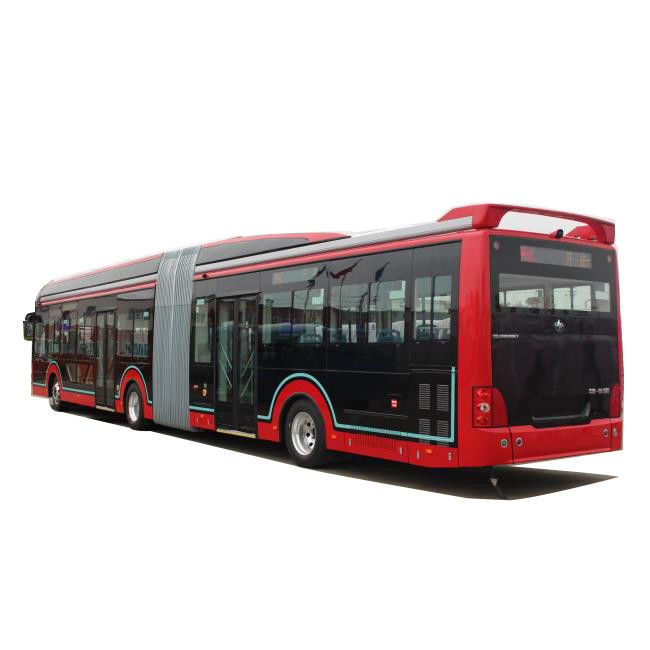 รถบัสเมืองไฟฟ้าขนาด 18 เมตร 50 ที่นั่ง รถบัส BRT ที่ใช้พลังไฟฟ้าสําหรับการขนส่งในเมือง