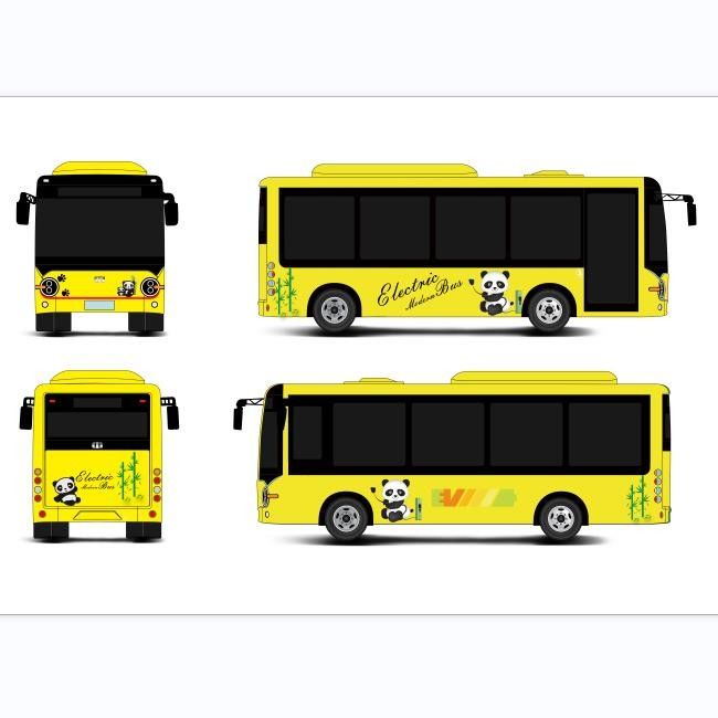 6.6m รถเมล์ขนาดเล็กไฟฟ้า รถเมล์เมืองไฟฟ้า รถเมล์ชั้นต่ําสําหรับการขนส่งในเมือง