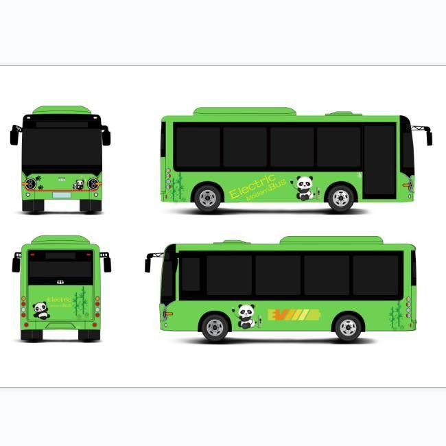 6630*2200*2925 ขนาด รถเมนบัสไฟฟ้า E รถเมนบัส 6.6m รถเมนบัสไฟฟ้าแบตเตอรี่ สําหรับการขนส่งสาธารณะ