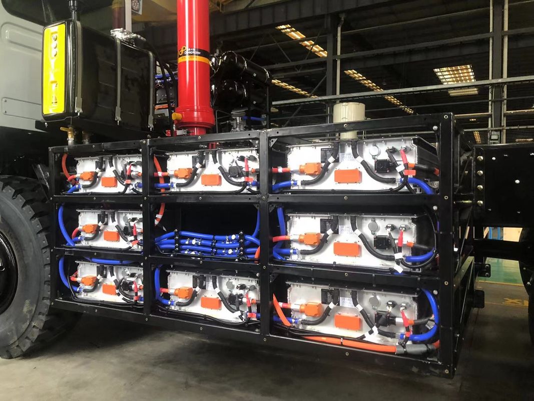 รถบรรทุกเหมืองแร่ไฟฟ้า 110 ตัน พร้อมแบตเตอรี่ LFP 528kWh สําหรับการขนส่งโดยอิสระ