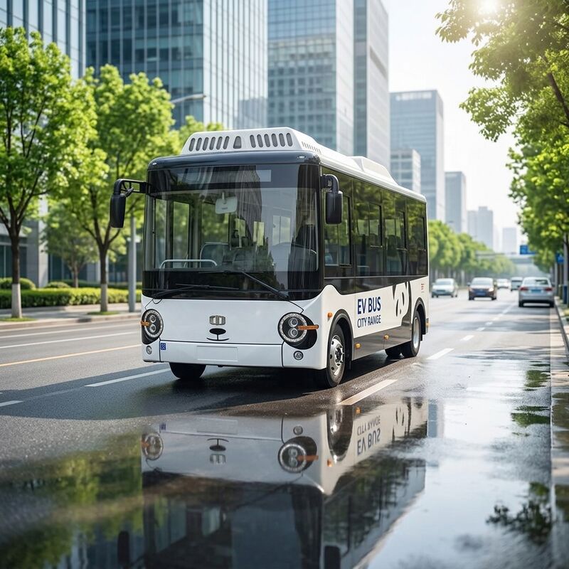 5.9m 14 ที่นั่ง รถเมนบัสไฟฟ้า รถเมนบัส EV รถเมนบัสพาณิชย์เมือง รถเมนบัสพลังงานใหม่