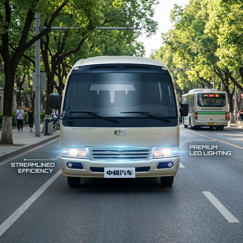 6m 19 ที่นั่ง Zev Bus LHD Energy Retrieve Pure Electric Mini Bus 89.7 Kwh