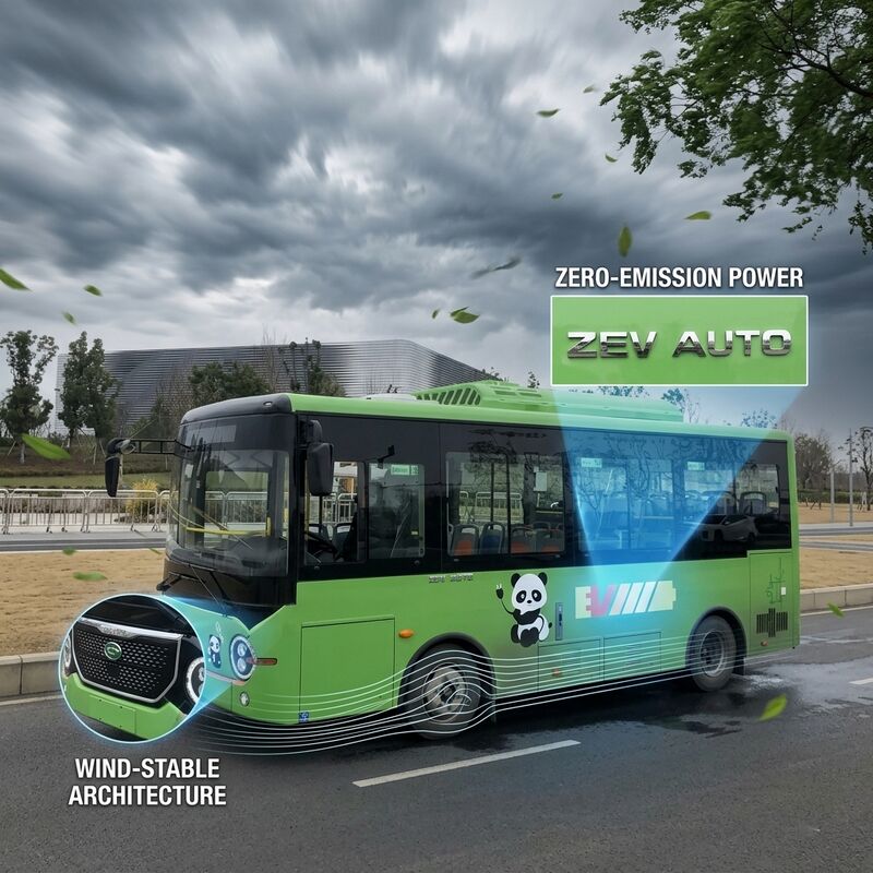 LHD 6.6m Pure Electric Bus E-Bus พร้อมการชาร์จแฟลชที่พื้น
