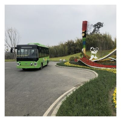 ความจุแบตเตอรี่พลังงานใหม่ LHD 35 ผู้โดยสาร Zev Bus Suspension Leaf Spring