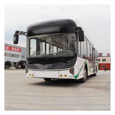 10.5m Inner City Bus ทางเข้าต่ำ Pure Electric Bus 30 ที่นั่งความจุแบตเตอรี่ 268kwh