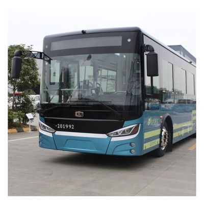 10.5m 240kw รถเมล์ไฟฟ้าภายในเมืองพร้อมทางลาดสำหรับรถเข็นคนพิการ