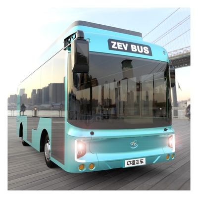 6.6m รถขนส่งอิเล็กทริกมินิ EV รถขนส่งอัตโนมัติ 2 ขั้น 23 ที่นั่ง