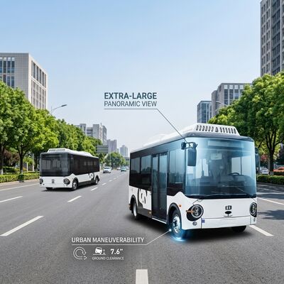 5.9m 14 ที่นั่ง รถเมนบัสไฟฟ้า รถเมนบัส EV รถเมนบัสพาณิชย์เมือง รถเมนบัสพลังงานใหม่