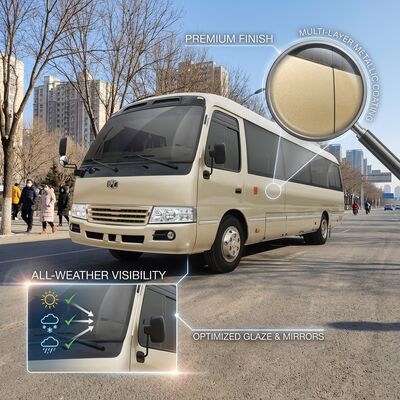 6m 19 ที่นั่ง Zev Bus LHD Energy Retrieve Pure Electric Mini Bus 89.7 Kwh