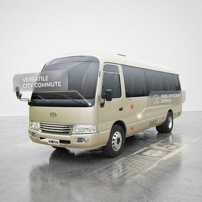 รถบัสกระบะไฟฟ้าขนาด 6 เมตร ขนาด 18 ที่นั่ง และแบตเตอรี่ 89.7 kWh สําหรับการขนส่งสาธารณะ