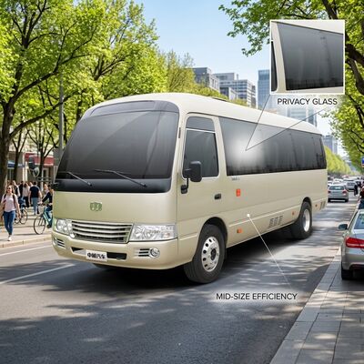 6m Green Emission 12 ที่นั่ง รถโดยสารไฟฟ้า รถโดยสารท่องเที่ยว รถโดยสาร 100km/h