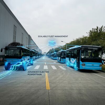 6.6 เมตร รถบัสไฟฟ้าแบตเตอรี่ 19 ที่นั่ง 95.25kWh ระยะทางวิ่งไกล เป็นมิตรต่อสิ่งแวดล้อม