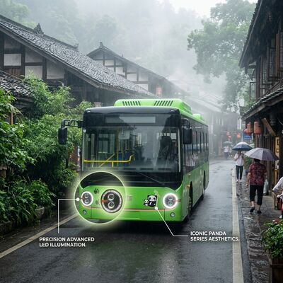 6รถบัสเมืองไฟฟ้าขนาด.6 เมตร ไม่มีการปล่อยก๊าซ ZEV รถบัส 24 ที่นั่งสําหรับการขนส่งในเมือง