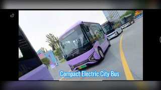 โซลูชันการขนส่งในเมืองด้วยรถมินิบัสไฟฟ้าขนาด 5.4 ม